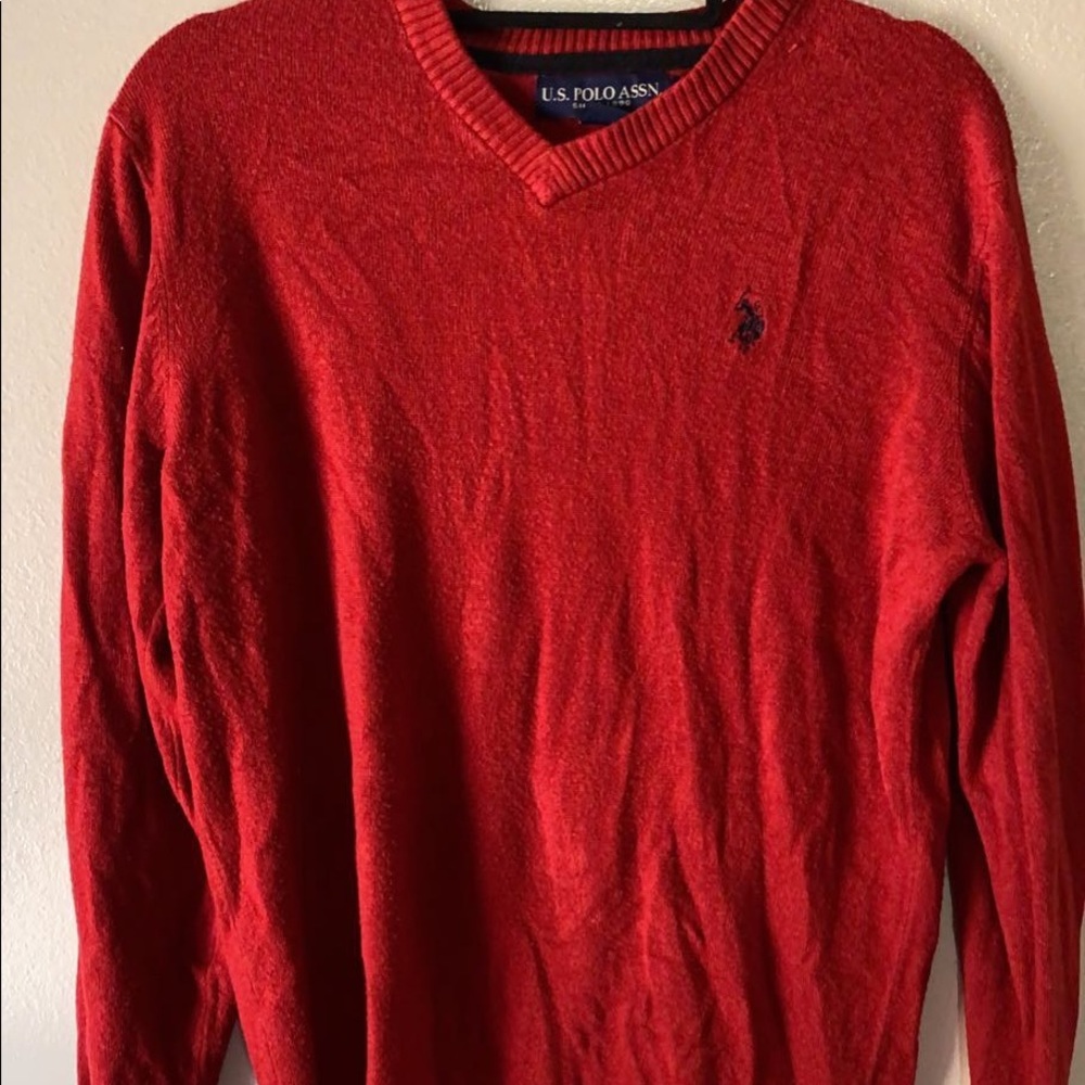 Red Polo Sweater